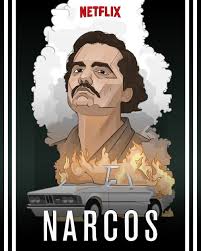Vadivisuals Narcos Poster Graffiti Wall Art Film Art