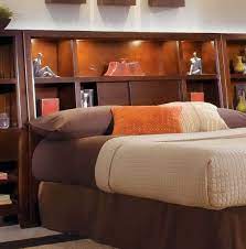 When you're short on space but not on style, the. King Size Bookcase Headboard With Lights All Styles Bookcase Bookcase Headboard Headboard Storage Bookcase Headboard King