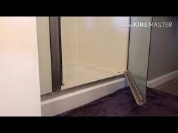 Replacing The Door Sweep On Glass Shower Door Youtube Clean Shower Doors Shower Doors Glass Shower Doors