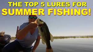5 Best Lures For Summer Bass Fishing Bass Fishing Youtube Bass Fishing Summer Fishing Fishing Techniques