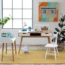 Classic Playtime Nelson Mid Century Modern 2 Tone Desk Mid Century Desk Modern Kids Desks Mid Century Modern Desk