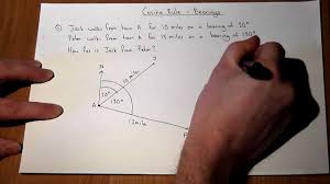 Bearings In Trigonometry Examples Solutions Videos Worksheets Games Activities
