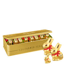 Coffret Collector Famille Lapin Or 295 G Candy Shop Lindt Packaging