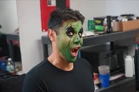 Ruben Galvan from Channel 2 news KPRC visits Terror Dome Photos Page 1 of 8