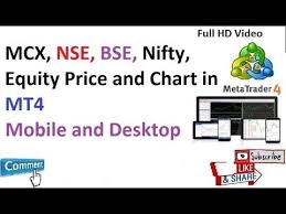 How To See Mcx Nse Bse Nifty And Equity Price And Chart On Mt 4 Meta Trader