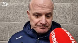 Galway manager Micheál Donoghue speaking after last night's 2025 NHL clash  with Cork at Páirc Uí Chaoimh