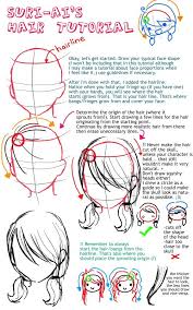 Anime Hair Tutorial By Suri Ai On Deviantart How To Draw Anime Hair Anime Tutorial Anime Drawings