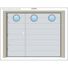 La porte de garage en tête des ventes actuellement est de type sectionnel. Carbas 40 Mm Avec Portillon Portes De Garage Sur Mesure Aamis