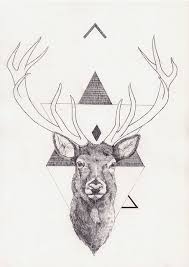 Tristag Art Inspiration Art Geometric Deer