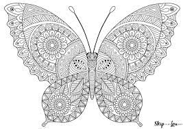 They are our first set of mandalas, but they won't be our last. Free Printable Butterfly Coloring Page Butterfly Coloring Page Mandala Coloring Pages Mandala Coloring