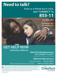 Crisislink Hotline And Textline Posters Community Services Board