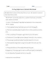 Adjectives worksheets for k12 kids and parents. Adjectives Worksheets Adjectives Or Adverbs Worksheets