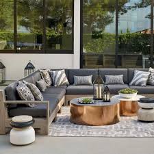 St Kitts Modular Seating In Weathered Teak Frontgate Outdoor Decor Outdoor Patio Decor Patio Decor