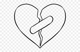 It's perfect for kids and beginners looking for easy pictures to draw. How To Draw A Broken Heart Really Easy Drawing Tutorial Clipart 1817409 Pinclipart