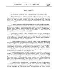 Autorizat de instanță, nulitatea clauzei de inalienabilitate atrage nulitatea întregului contract, dacă a avut un rol determinant, dacă această clauză a fost. Jurisprudenta Civila Sintetizata