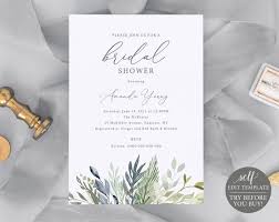 Bridal Shower Invite Template Try Before You Buy 100 Etsy Bridal Shower Invitations Bridal Shower Invitations Templates Engagement Party Invitations