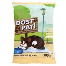 Dost Pati Sokak Hayvanlari Tavuk Etli Kedi Mamasi 100 Gr Kedi Kuru Mamalari Diger Other