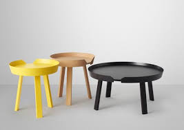 We hope, the next purchase of yours will be a pretty sunflower coffee table. Leibal Around Bentzen 2 Round Wooden Coffee Table Yellow Coffee Tables Round Wood Coffee Table