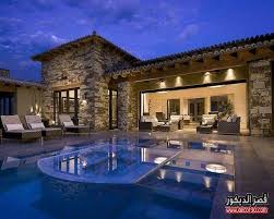 واجهات فلل حديثة في الامارات قصر الديكور Small Luxury Homes Luxury House Designs Spanish House Design
