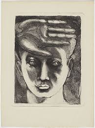 The Poet. (1951) by David Strachan (1919–1970) · impression details ·  Australian Prints + Printmaking