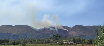 Φωτιά ξέσπασε το μεσημέρι της παρασκευής στις γωνιές. Pyrkagia Twra Sto Hrakleio Krhths