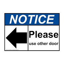 This achievement is worth 20 gamerscore. Ansi Notice Please Use Other Door Sign With Symbol Ane 28572