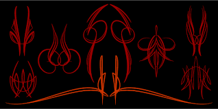 Uglystripe 12 Theuglyvector Pinstriping Striped Art Pinstripe Art