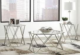 Table sets for living room. Madanere Chrome Occasional Table Set Of 3 Coffee Table Cheap Living Room Sets Living Room Sets