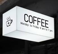 Rectangle Acrylic Light Box,Custom LED Street Signage,Outdoor Cafe Logo  Signage