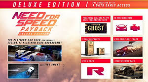 Dlc unlocker is included as a setup . Amazon Com Need For Speed Payback Deluxe Edition Playstation 4 Need For Speed Payback Deluxe Edition Everything Else