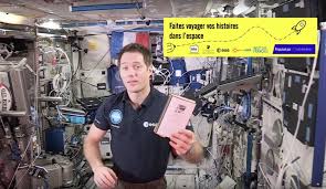 Thomas pesquet, esa/nasa/afp | french astronaut thomas pesquet posing for a selfie outside the international space station on january 13, 2017. Thomas Pesquet Tells Your Story Cite De L Espace
