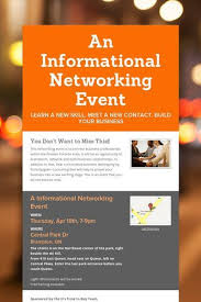 An Informational Networking Event Networking Event Informative Business Invitation