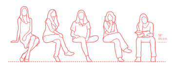 Sitting Female Front 1 Dimensions Drawings Dimensions Com Action pose reference human poses reference pose reference photo figure drawing halloween laser hair removal sale: sitting female front 1 dimensions
