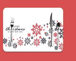 Christmas Place Mats Snowflake Christmas Table Decorations Christmas Placemats Holiday Table Settings Christmas Table Decorations