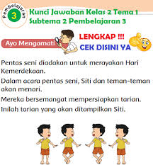 Lengkap Kunci Jawaban Kelas 2 Tema 1 Subtema 2 Pembelajaran 3 Kunci Jawaban Tematik Lengkap Terbaru Simplenews