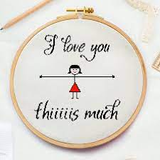 If you're new to the craft, though, you'll need to get a few basics down before you start shopping for a. I Love You Cross Stitch Love Cross Stitch Sweet Cross Etsy In 2021 Wedding Cross Stitch Patterns Cross Stitch Love Unique Cross Stitch