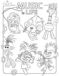 Check spelling or type a new query. Trolls World Tour Coloring Pages Youloveit Com