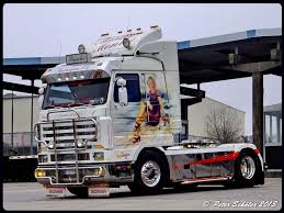 Scania 143h500 Streamline Sancho Espana Marilyn Monroe 4 Show Trucks Big Trucks Big Rig Trucks