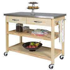 4.6 out of 5 stars. Bcp Calls This A Utility Cart But Lets Be Honest Its A Kitchen Island This One Is Not Tra Outdoor Kitchen Countertops Wood Kitchen Island Kitchen Renovation