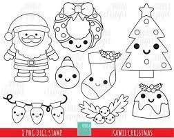 Free download & print snowflakes coloring page coloring home. Kawaii Christmas Coloring Pages For Kids Drawing With Crayons