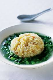 卵チャーハン 菜の花のスープかけ レシピ レシピ グルメな食べ物 クッキング