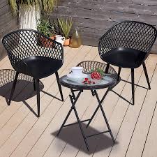 Check spelling or type a new query. Buy Sophia William Patio Folding Side Table Round Outdoor End Table Small Portable Bistro Coffee Table With Tempered Glass Top W Rattan Edge And Metal Frame For Outdoor And Indoor Online In