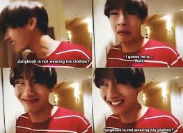 We All Know That Under That Childish Cute Way Ur A Terrible Pervert And Most Of With Kookie Perv Face Jungkook Dad Jokes