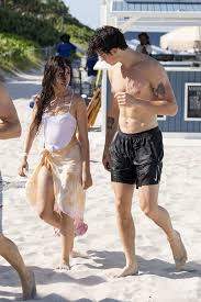 Refine your search for camila cabello miami. Camila Cabello Wears A White Swimsuit During A Pda Filled Beach Day With Shawn Mendes In Miami Florida 290719 28