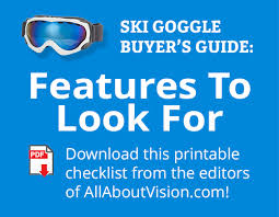 Ski Goggles How To Choose The Best Frames And Lenses