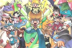 Silver and green naga girl. Pokemon Adventures Wikipedia