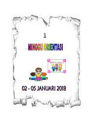 Rancangan pengajaran harian minggu orientasi prasekolah 2018. Doc Rph 1 2018 Minggu Orientasi Wan Noor Hayati Academia Edu