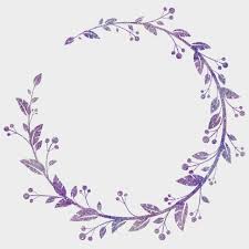 Hand Painted Wreath Watercolor Transparent Floral Purple Wreath Flowers Frame Floral Border Floral Frame Floral Vector Png And Vector With Transparent Backgr Floral Wreath Watercolor Wreath Watercolor Purple Flower Background