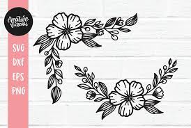 Download Flowers Svg Dxf Cut File Floral Border Svg Floral Svg Files Flower Corner Svg Floral Corner Svg Floral Cut File Floral Corner Svg Craft Supplies Tools Materials Vadel Com
