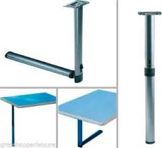 Centre Folding Table Leg Caravan Campervan Motorhome Horsebox Boat Vw T4 T5 Fold Horse Box Conversion Camper Table Folding Table Legs